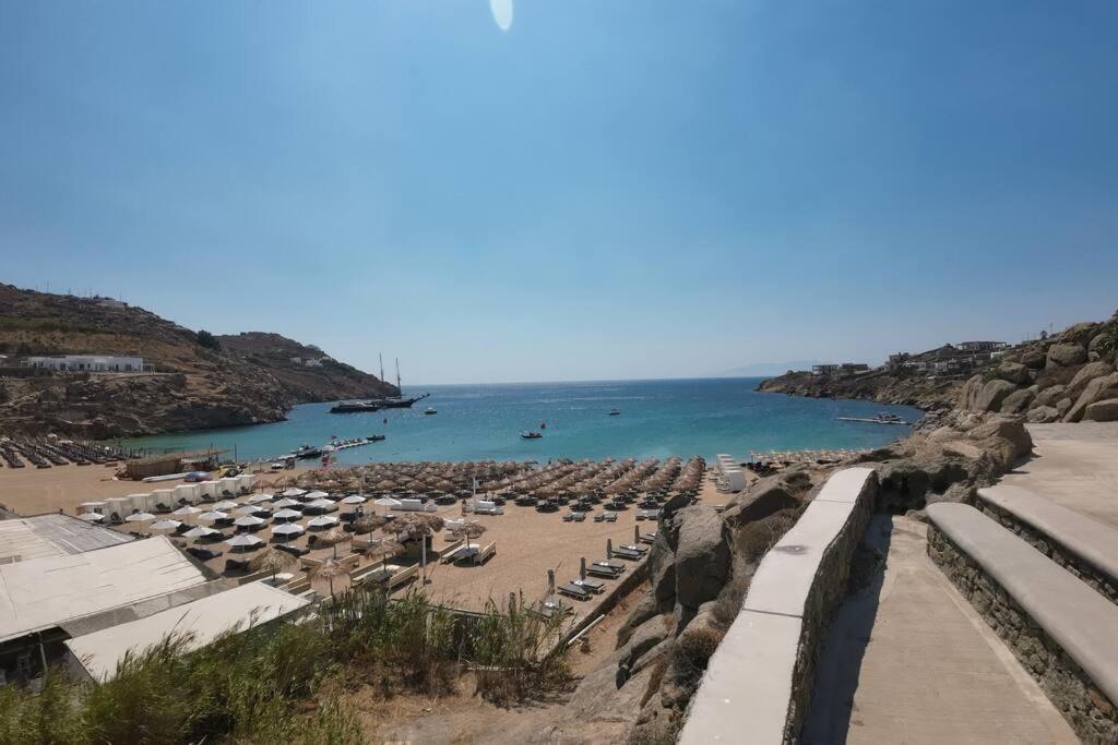 1Path Wave Mykonos Super Paradise Beach House Mykonos Town Eksteriør bilde