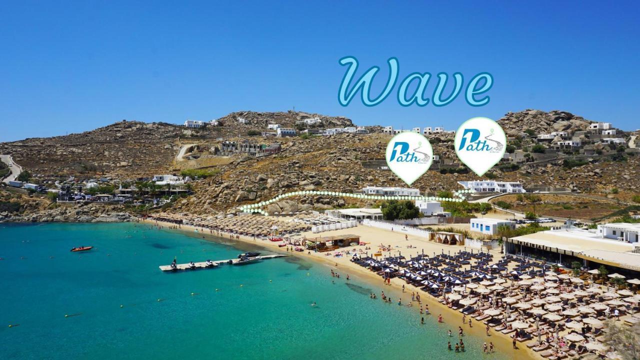 1Path Wave Mykonos Super Paradise Beach House Mykonos Town Eksteriør bilde
